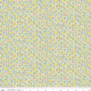 Liberty Fabrics-- By the Half Yard x 42&quot;-- Woodland Walk Misty Morning Forest Floor Quilting Fabric
