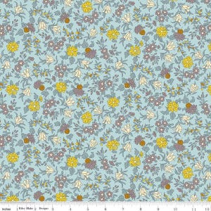 Liberty Fabrics-- By the Half Yard x 42&quot;-- Woodland Walk Misty Morning Nature&#39;s Garden Quilting Fabric
