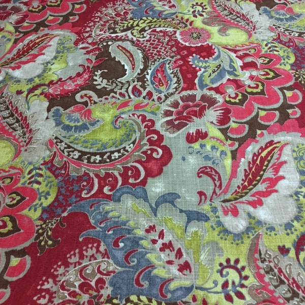 By the Yard x 54" Richloom Teak Cardinal Home Decorator Fabric