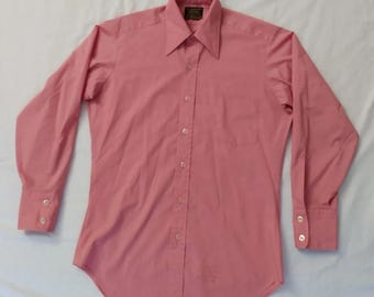 Vintage Sears Herren Hemd Größe 15 & 33 Cape Xl Comfort Shirt Perma Perst