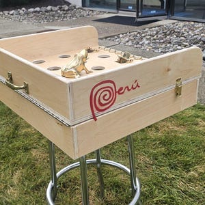 Portable Sapo Game: Peruvian Toad in the Hole, Bronze Frog image 2