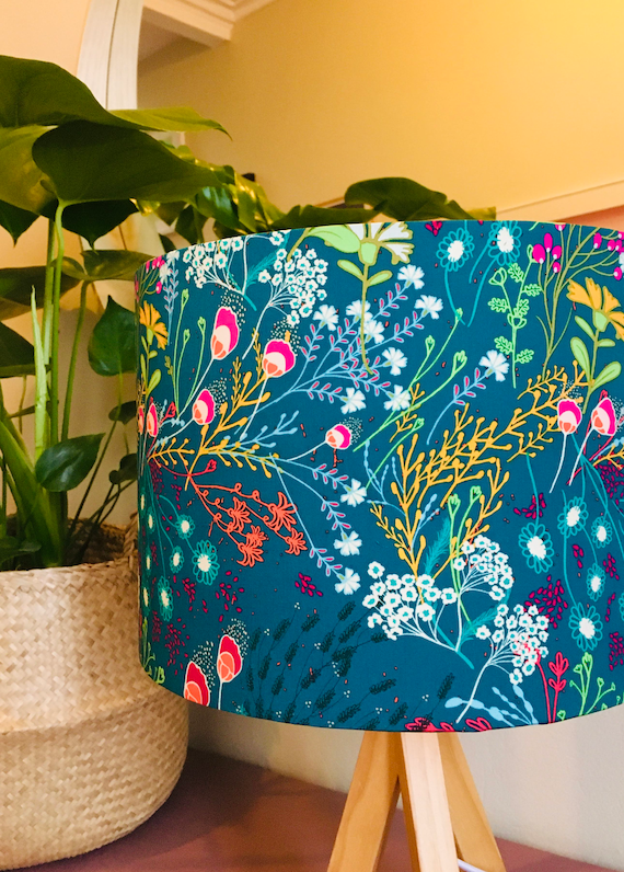 Wildflower Lampshade Teal Ceiling Pendant Table Lamp India Wildflower Lampshade Teal Ceiling, Lampshades On Fire Meaning