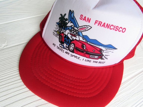 Vintage 80s San Francisco Snapback Hat~Novelty Sou