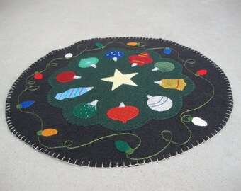 MAIL To You Pattern: Christmas Ornaments Penny Rug, Instant Download, Christmas Decoration. Wool, Wool Felt, Applique.