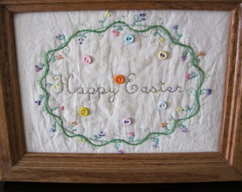 MAIL TO YOU Pattern: Happy Easter Embroidery, Spring,  Decoration