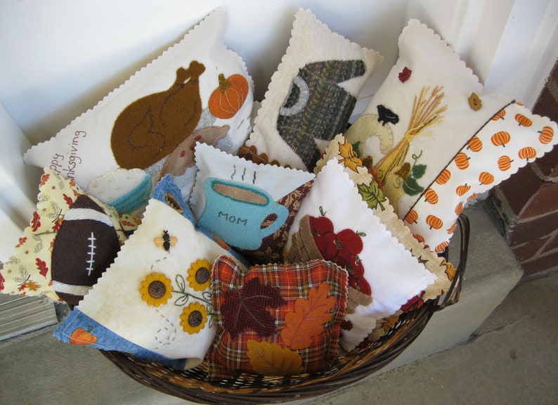 PDF Pattern Autumn Bowl Fillers, Instant Download, Autumn Decoration