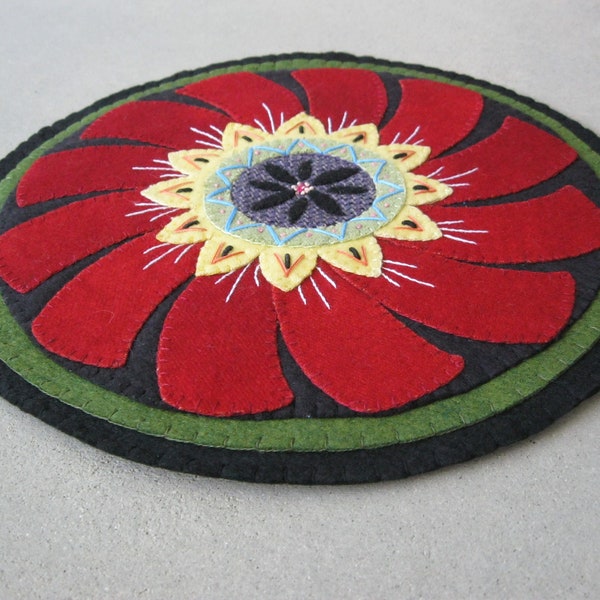 Flower Penny Rug Etsy