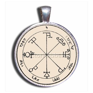 Amuleto della Kabbalah per combattere i nemici Re Salomone Sigillo Fascino Talisman Pendente