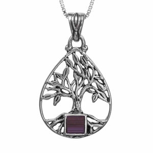 Collier Jérusalem Nano Bible Torah pendentif arbre de vie argent 925 cadeau