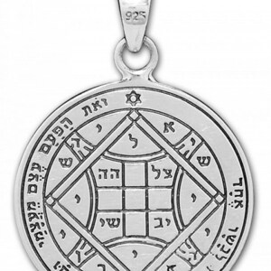 Love Seal Pentacle King Solomon Wisdom Pendant Amulet Talisman Silver 925