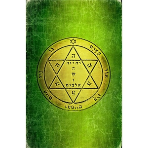 Kabbalah Amulet King Solomon Health Seal Talisman