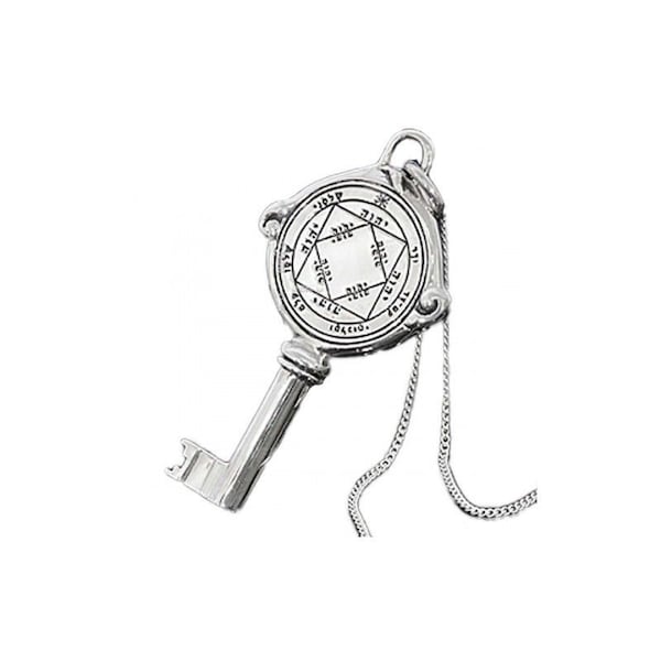 Kabbalah Pendant Victorious Seal Pentacle King Solomon Amulet Silver 925