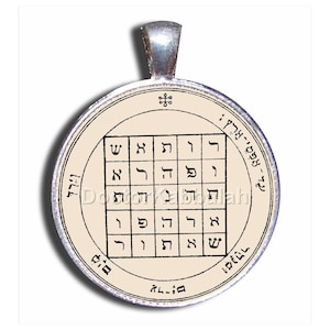 Kabbalah Amuleto contro Avversari Concorrenti e Nemici Re Salomone Sigillo Fascino Talismano Pendente