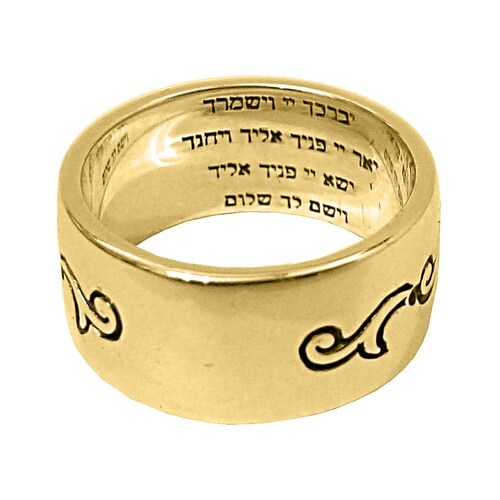 Ring Seal of Angel shops Raziel King Solomon Kabbalah Amulet Silver 925 Gold Plated 24ct (6-13 sizes)