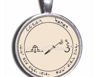 Kabbalah Amulet Rochel el Ángel para encontrar objetos perdidos o robados encanto colgante talismán