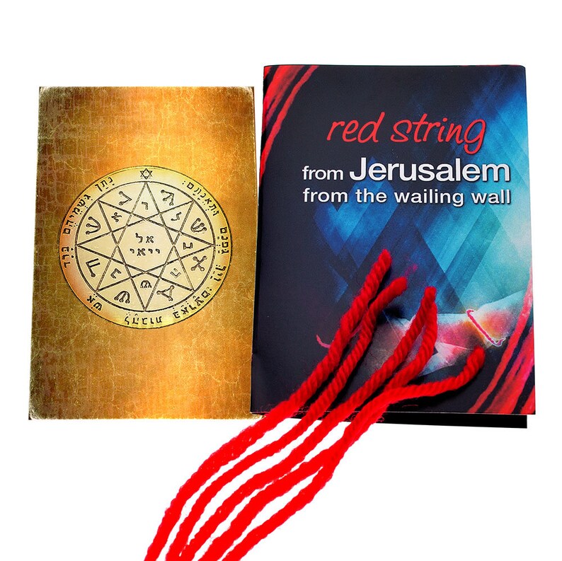 5 Red String Bracelets Blessed in Jerusalem With King Solomon Etsy
