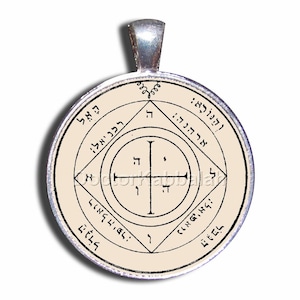 Kabbalah Amulet for Home Protection King Solomon Seal Charm Talisman Pendant image 1