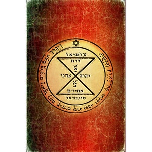 Kabbalah Amulet King Solomon Matching Seal Talisman