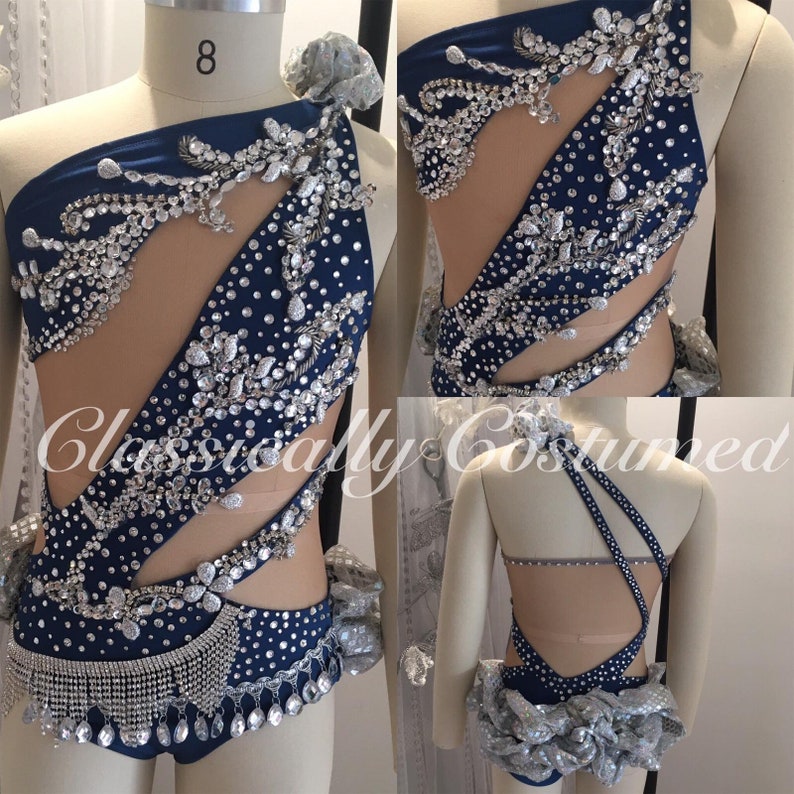 Competition Dance Costume Lyrical Dance Costume Acro Dance Etsy