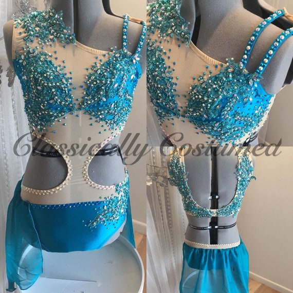 Dance CostumeAcro Dance Costume Lyrical Dance Costume | Etsy