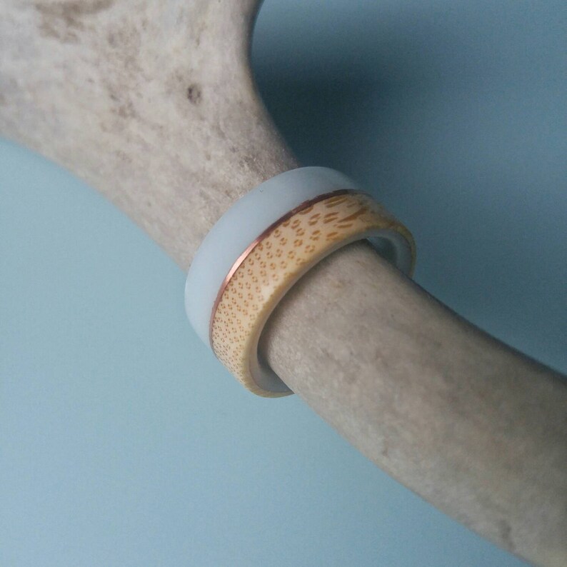 Bamboo Ring FREE SHIPPING Promise Ring Unique Wedding Band