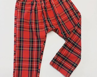 tartan harem pants