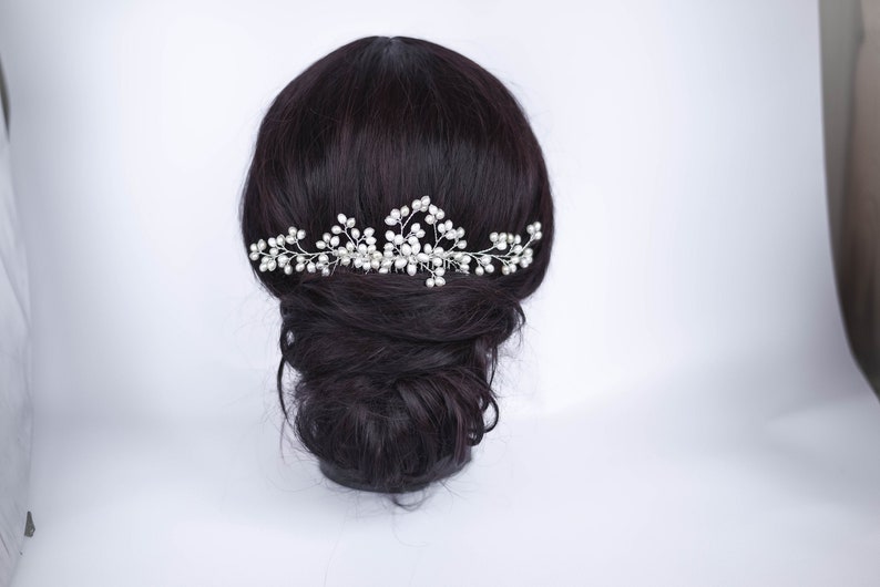 Bridal Hair Comb Wedding Hair Comb Crystal hair comb hair clip Large Pearl Hair comb Bridal Hair Piece hair accessories