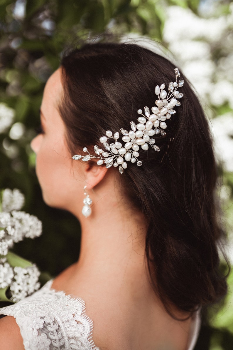 Bridal Hair Comb Wedding Hair Piece Large Wedding Hair Comb Etsy