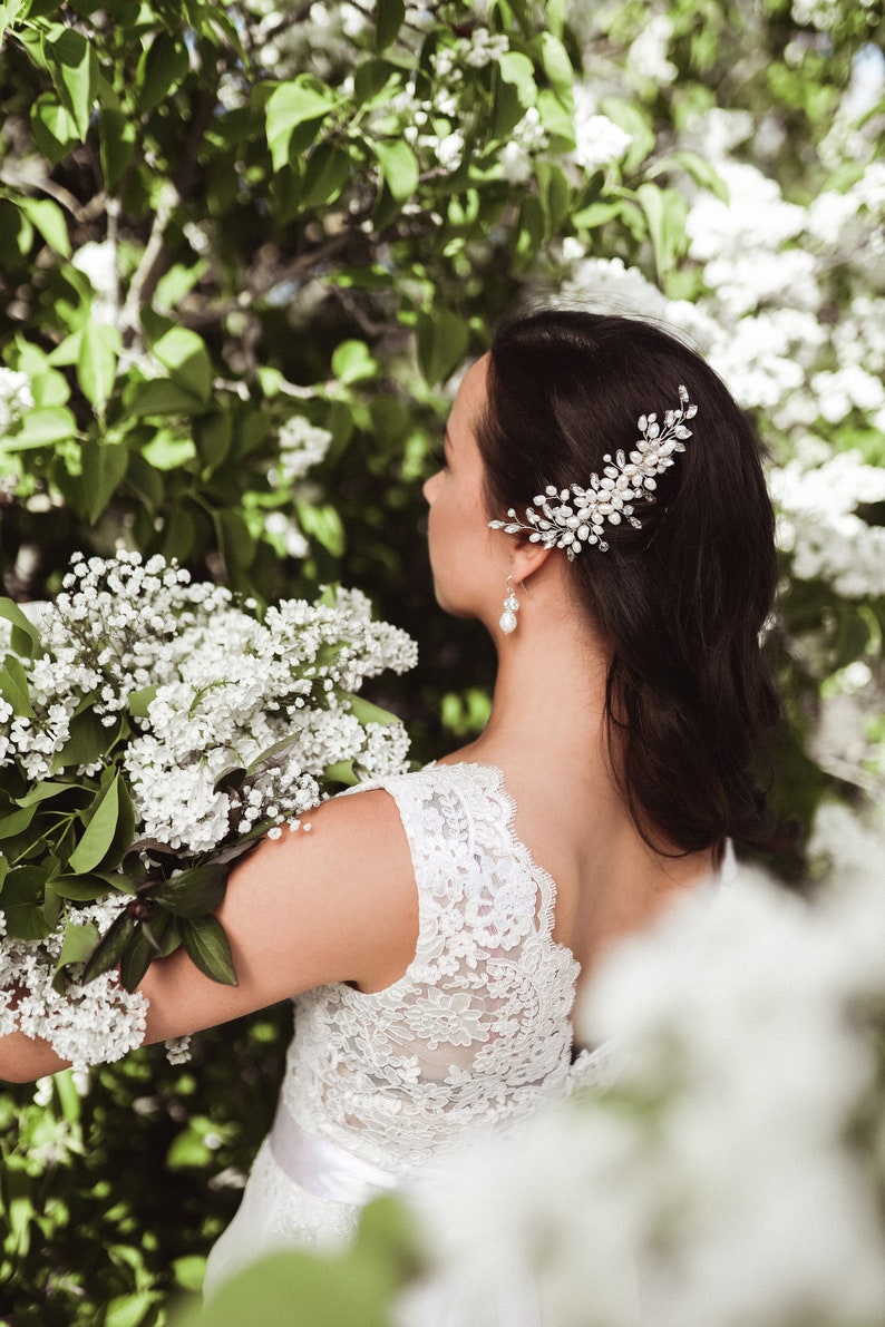 Bridal Hair Comb Wedding Hair Piece Large Wedding Hair Comb Etsy