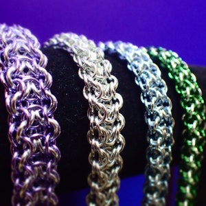 Elfweave Chainmail Bracelet with Border image 8