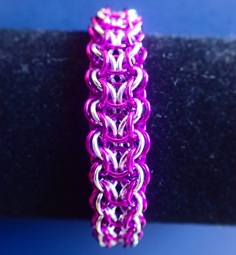 Elfweave Chainmail Bracelet with Border imagem 3