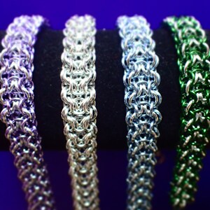 Elfweave Chainmail Bracelet with Border image 1