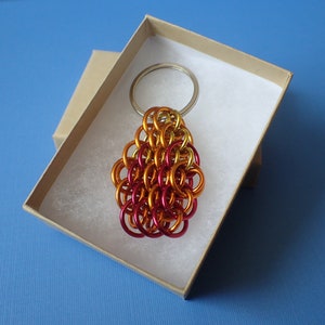 Dragonscale Chainmail Keychain image 4