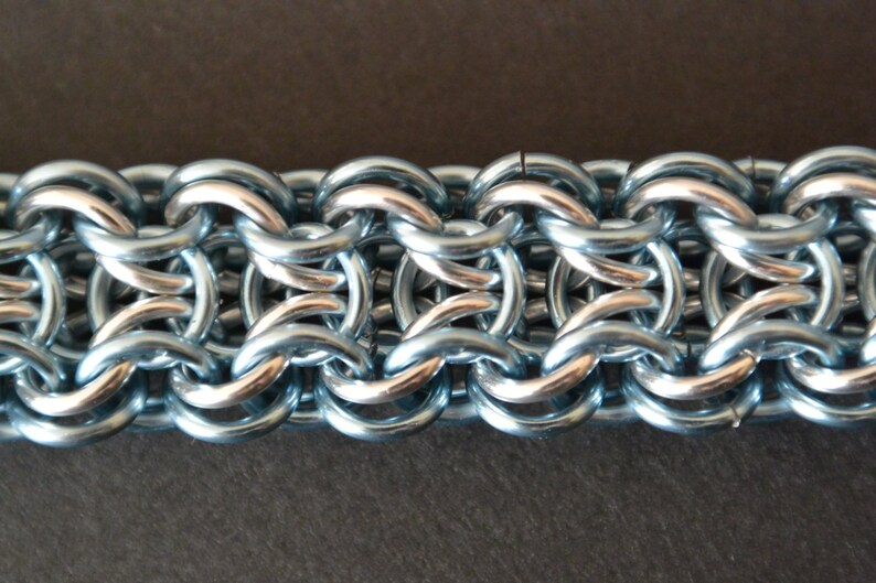 Elfweave Chainmail Bracelet with Border image 4