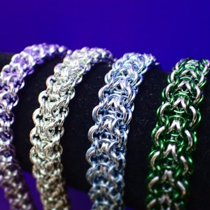 Elfweave Chainmail Bracelet with Border imagem 5