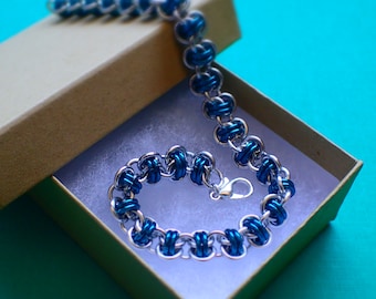 Barrel Weave Chainmail Bracelet