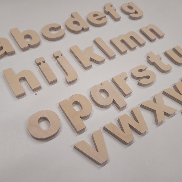 Arial Black Wooden Letters Etsy UK