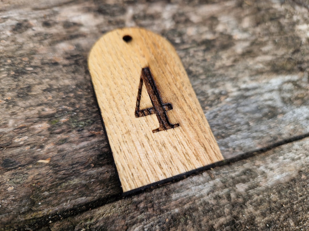 Small Rectangular Key Wooden Rectangle Shape S058, Key Chain Wood Key Fob Laser Cut, You Can ...