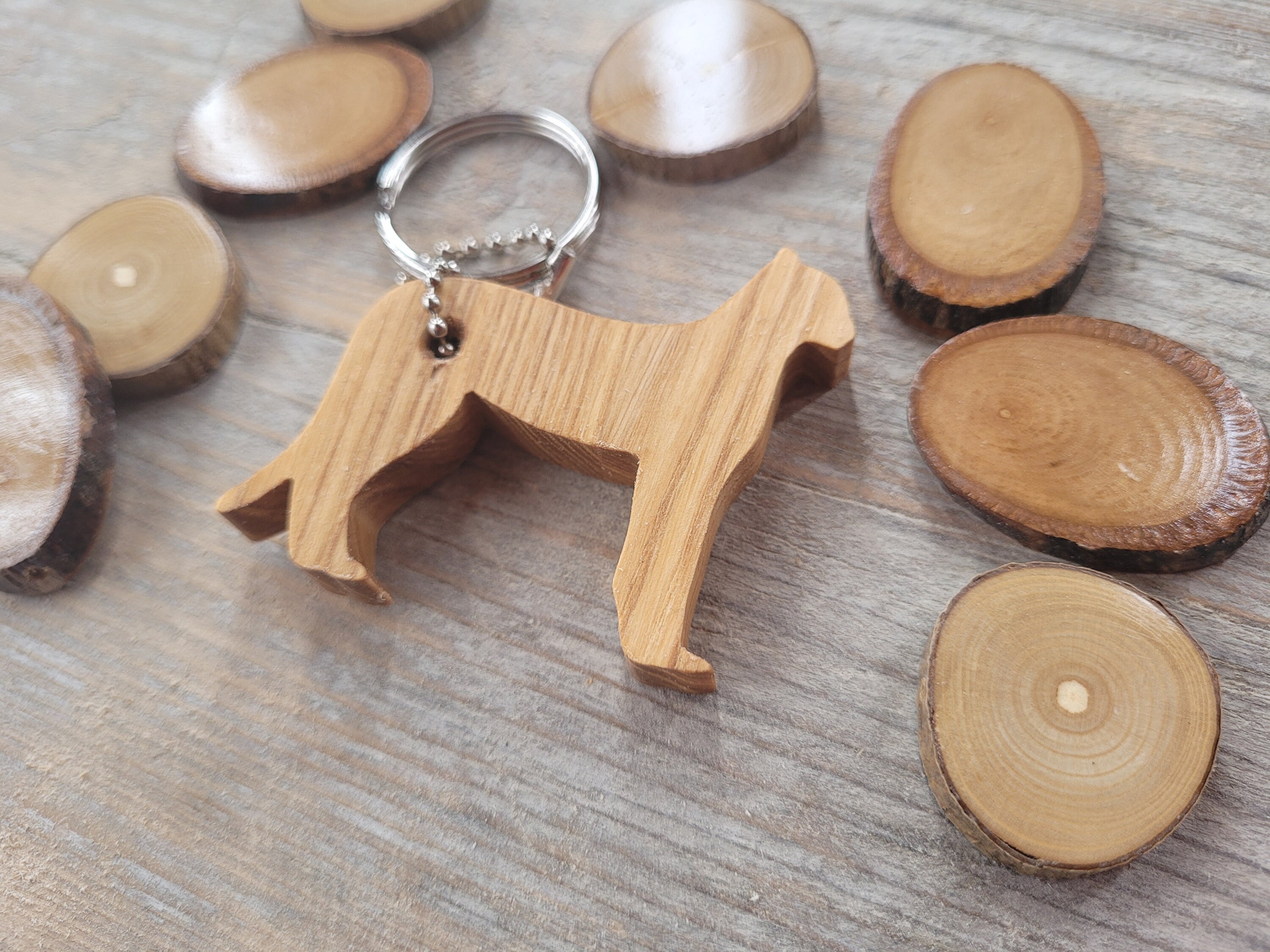 Personalized Wooden Leopard Key Chain, Wood Leopard Key Fob Hand Cut - Etsy