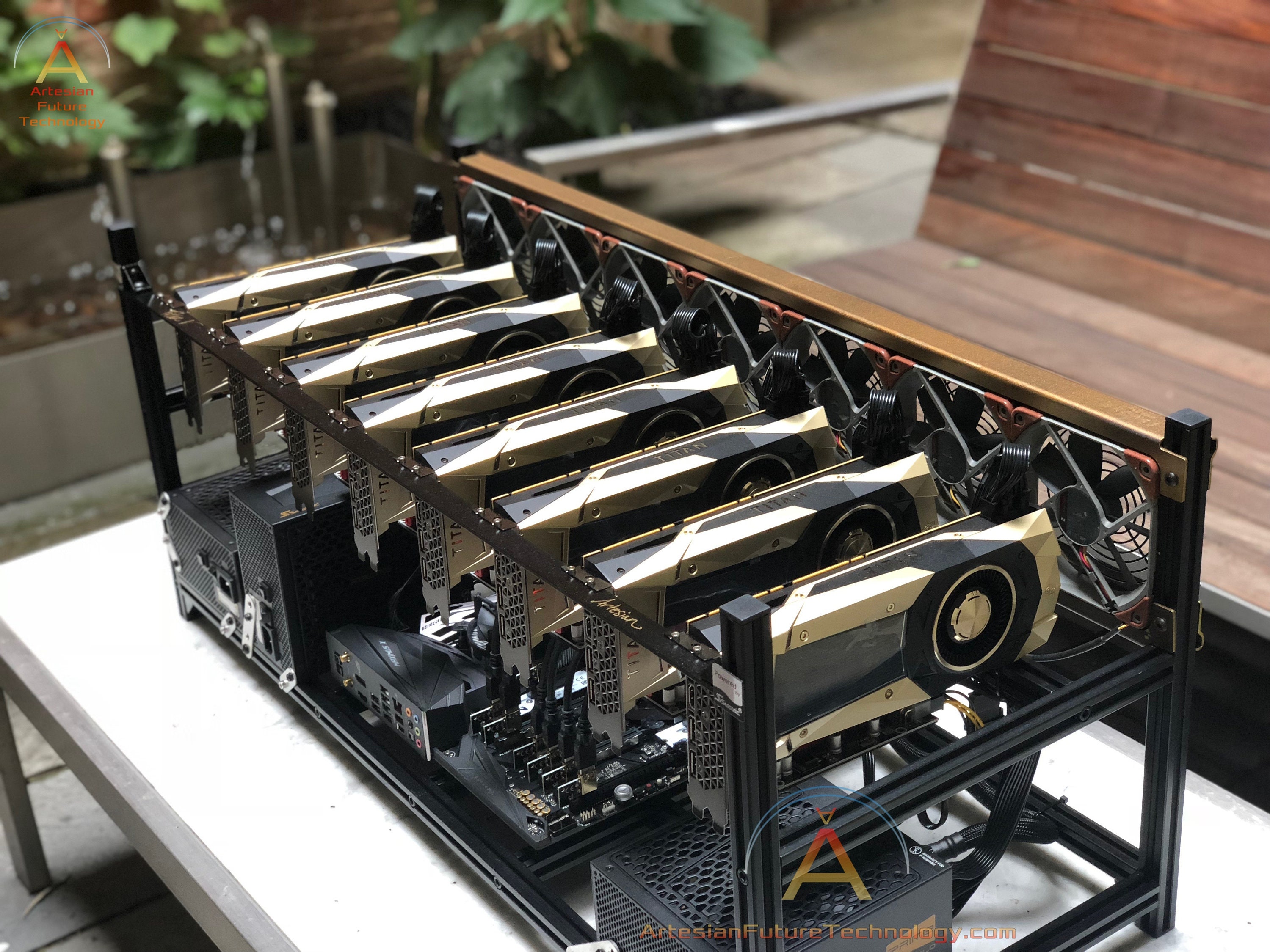 Exclusive TITAN Now RTX 3090 monster 8GPU rig Again the | Etsy