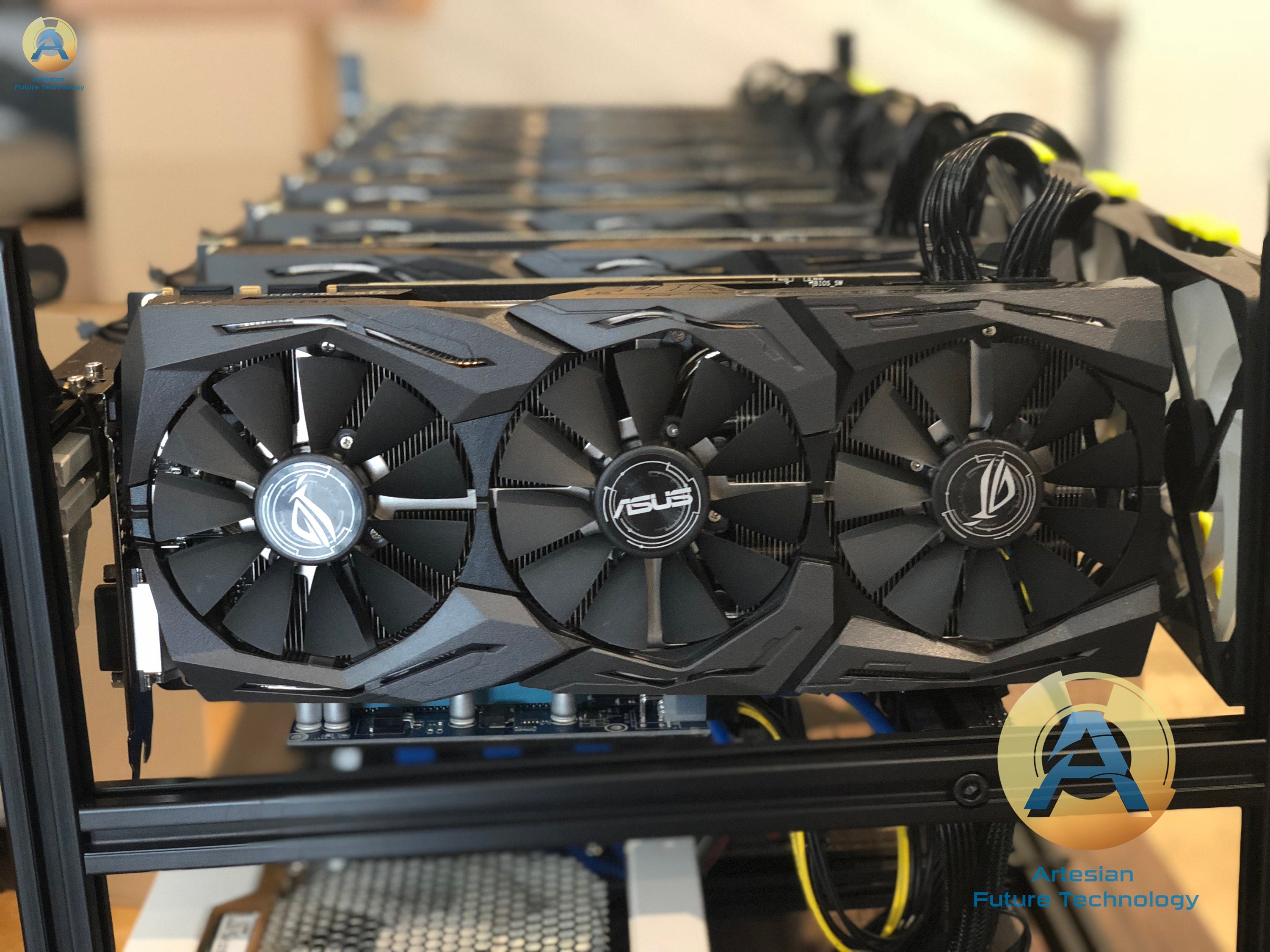 8 Gpu Mining Rig Rtx 2060 2070 2080 Ti Etc Hardware Designed For Massive Hashing Power Custom Built Ready For Many Altcoins - 