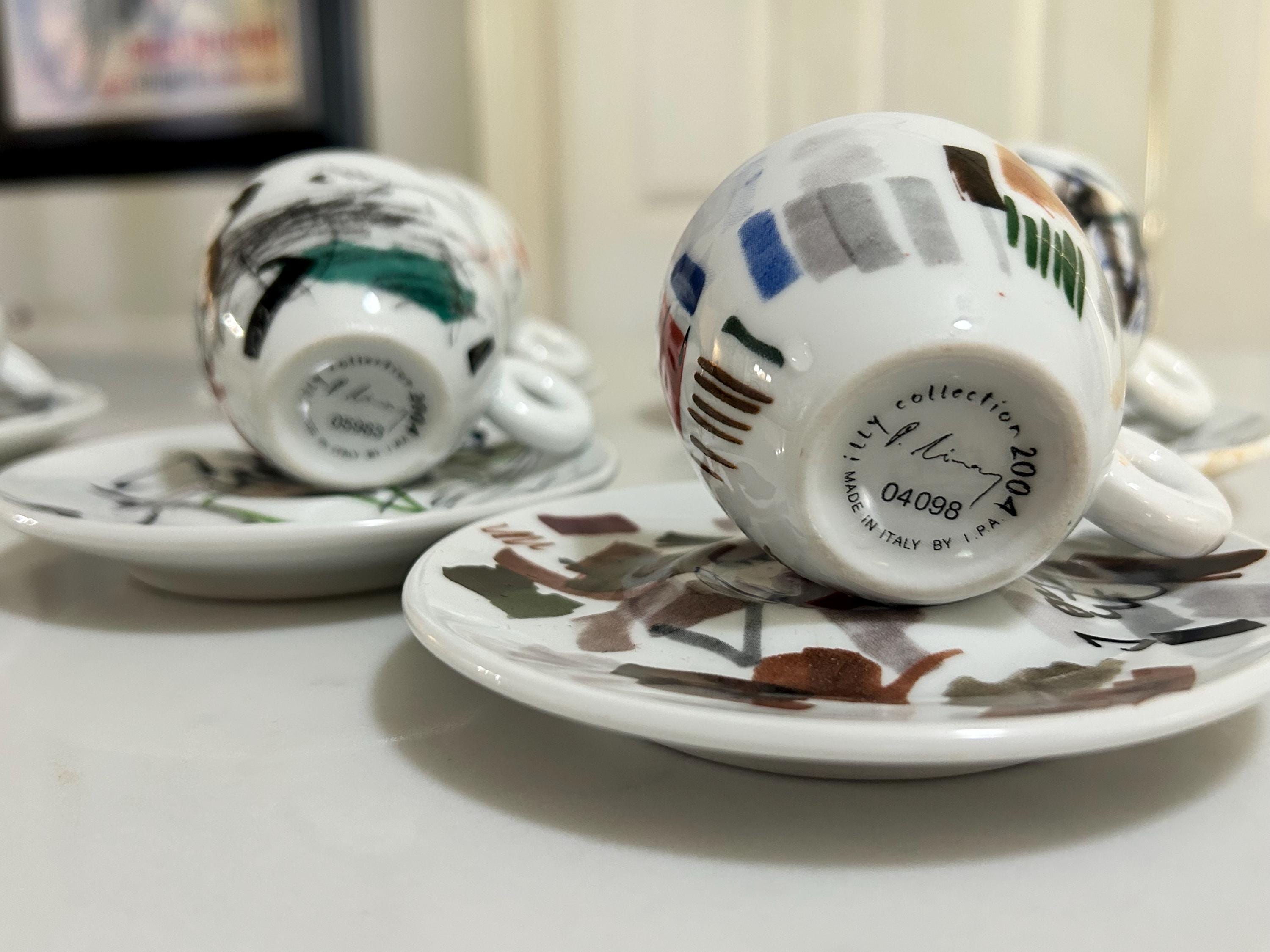 Tasse Expresso Illy Art Collection 2004 - Design Padraig Timoney, Neuve Sous Blister
