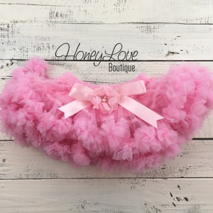 Light Pink Pettiskirt, Baby Girl Tutu Skirt, Newborn Photo Prop, Toddler Tutu, 1st Birthday Tutu, Baby Shower Gift, Pink Ruffle Tutu Skirt