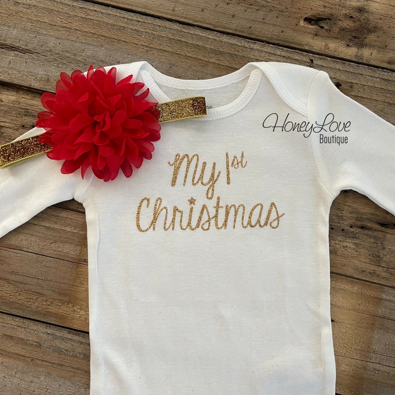 My 1st Christmas Complete Outfit - Gold or Silver
