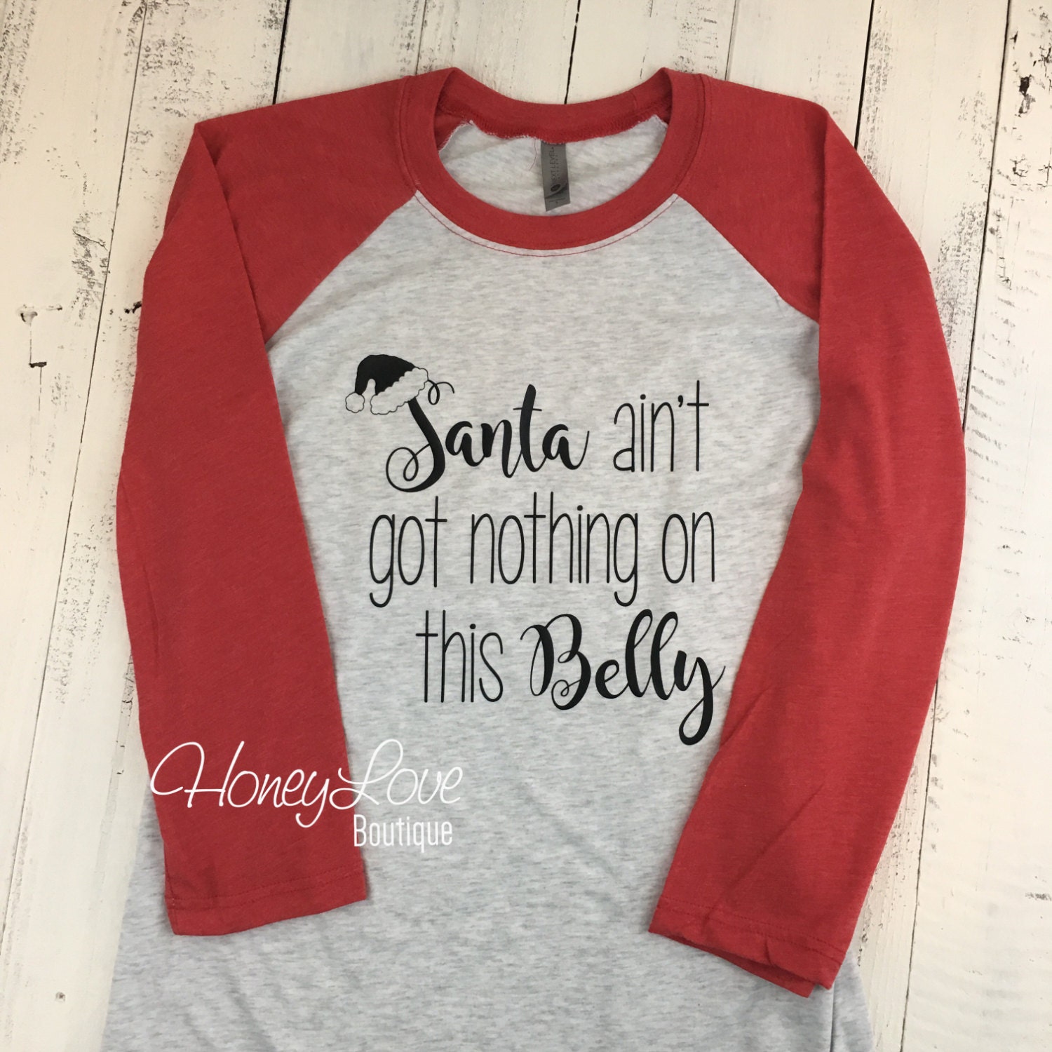 Santa Ain T Got Nothing On This Belly Pregnancy Etsy
