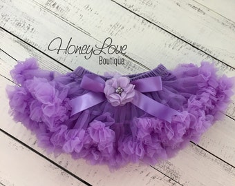 Lavender Purple Pettiskirt, Baby Girl Tutu Skirt, Newborn Photo Prop, Toddler Tutu, 1st Birthday Tutu, Baby Shower Gift, Ruffle Tutu Skirt