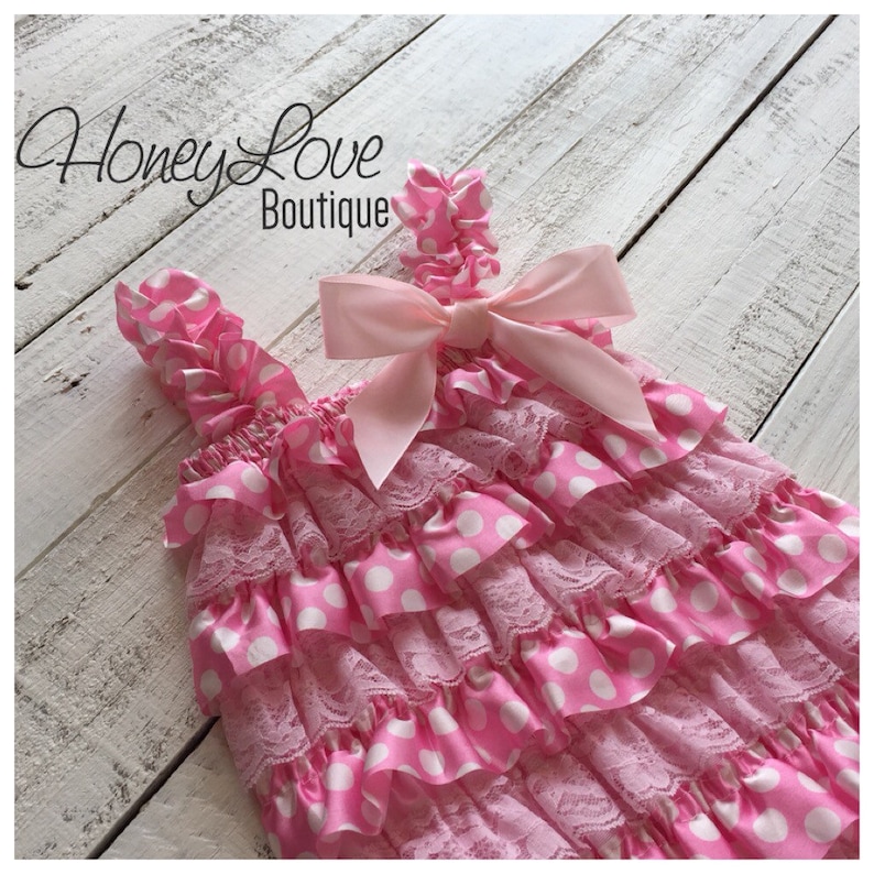 Larosa white and pink romper set
