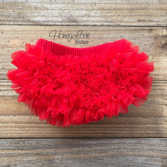 Red Bloomers, Baby Girl Diaper Cover, Ruffle Bloomers, Ruffle Bum Diaper  Cover With Ruffles, Newborn Toddler, Christmas Valentine's Day 