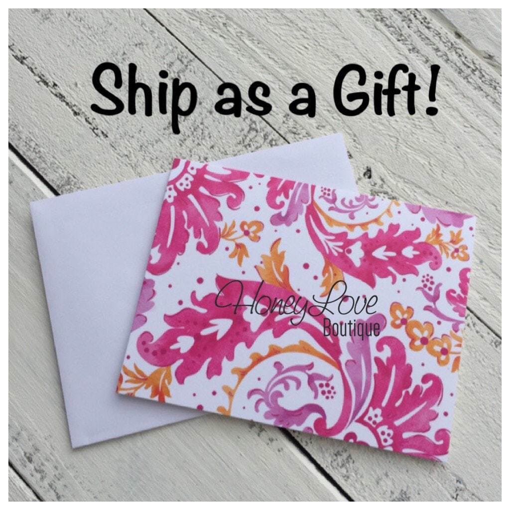 Ship as a Gift Handwritten Note and Entire Purchase Mailed DIRECTLY to the  Gift Recipient Use on Any Honeylove Boutique Purchase 