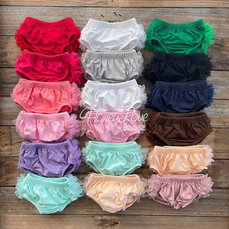 Baby Girl Bloomers Baby Girl Diaper Cover Ruffle Bloomers Etsy